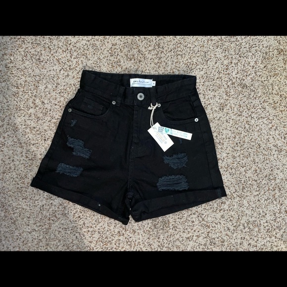 SWS denim co. Ripped MOM shorts - Picture 2 of 4